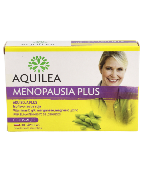 Aquilea Menopausia Plus - Isoflavonas para el confort femenino durante la menopausia.